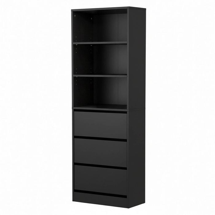 Artiss 3 Chest Of Drawers Storage Cabinet Black