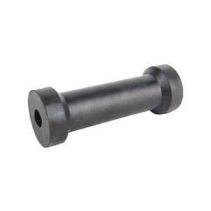 Sunrise Rubber Roller Keel Roller 8" 21mm Bore Black - Brr209
