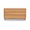 Courtney White Oak 6 Drawer Dressing Table
