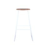 Marquee Industrial Acacia Bar Stool White