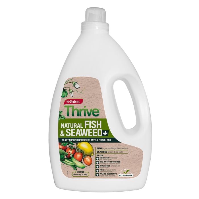 Yates Thrive 2L Natural Fish And Seaweed Plant Food Concentrate