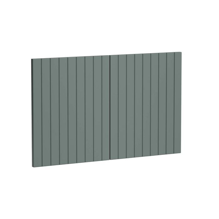 Kaboodle 900mm Matchamisu  V-Groove Med Rangehood Doors - 2 Pack