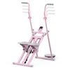 Advwin Vertical Climber Exercise Machine Multi-Function Adjustable Stair Stepper 120 Capacity Pink&Purple