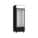 Lce Lc540b Single Glass Door Black Colourbond Upright Drink Fridge