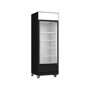 Lce Lc540b Single Glass Door Black Colourbond Upright Drink Fridge