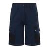 Citeco Women's Navy Mid Shorts Cotton Stretch - Size 14