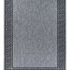 Long Island 7781 Dm9e 200x290 Grey Black Rug