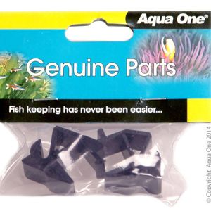 Aqua One AquaStart 320 & 340, AquaMode 300 & 600 Lid Hinge Gloss Black (2pk) (11061GBK)
