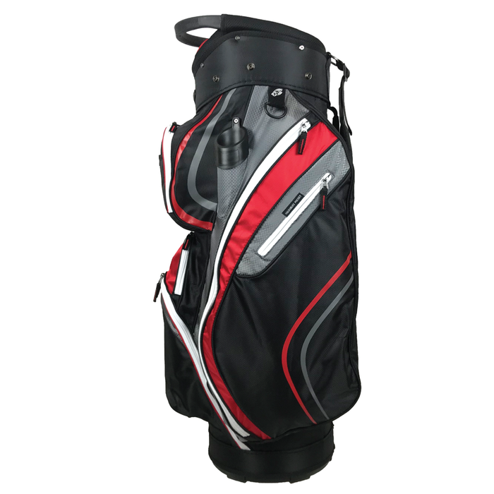 Onyx - Spyder Golf Bag - Black, Red & Grey
