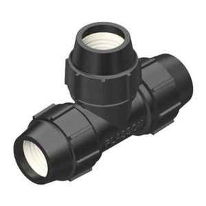 Plasson 75mm x 75mm x 75mm Metric Compression Tee