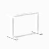 Desky Zero Fixed Mini Office Desk Frame - White
