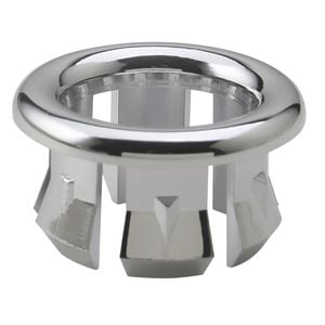 Chrome Plated Basin Overflow Insert