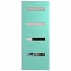 Hume 2040 x 820 x 40mm Entrance Door Duracote Bushfire G1 Glass BFR4