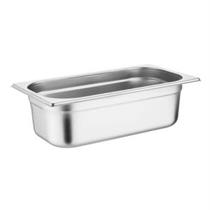 Vogue Heavy Duty Stainless Steel Gastronorm Pan 1/3 100mm