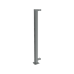 ProtectorAl 1010 mm H Monument Aluminium Flanged End Balustrade Post