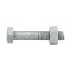 Zenith M10 x 50mm Hot Dipped Galvanised Hex Head Bolt And Nut - Each
