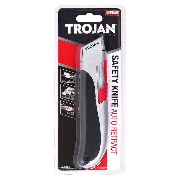 Trojan Auto Retract Safety Knife