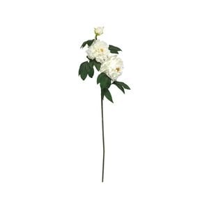 UN-REAL 95cm White Carnation Trio Artificial Flower