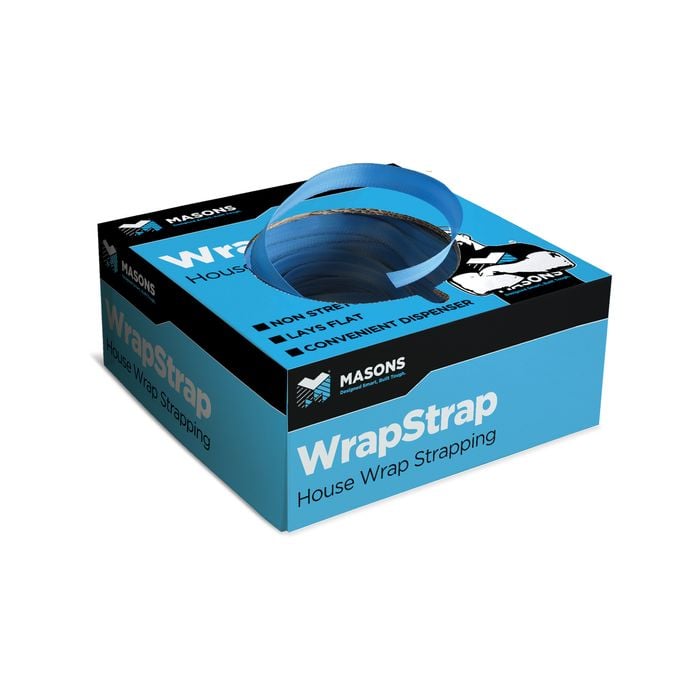 Masons 19mm x 300m Blue WrapStrap