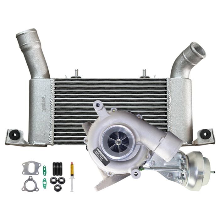Upgrade Billet VT12 Turbo Charger With 64mm Intercooler For Mitsubishi Pajero 4M41 3.2L