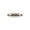 Outlaw Polished T-304 Stainless Steel Resonator, 2-1/4" Inlet/Outlet, 3-1/2" x 12" Overall