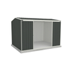 Absco Sheds 3.0 x 2.26 x 2.0m Woodland Grey Ezislider Double Sliding Door Garden Shed