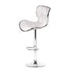 Artiss Set of 2 White PU Leather Bar Stools