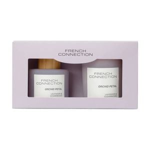 French Connection Candle & Diffuser Gift Set Orchid Petal Lavender Cedarwood