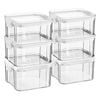 Argon Food Containers - 460ml - White - Pack Of 6
