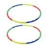 2pk Body Sculpture Hula Hoop For Abdominal & Back Exercise Multi Coloured 94cm
