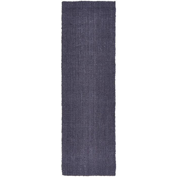 The Rug Connection Gallery Barker Navy Blue 300x80cm - Medium Runner Handwoven Jute Indoor Rug