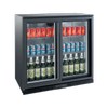 Exquisite Two Sliding Doors Backbar Display Refrigerators 900mm Height