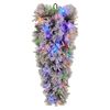 Christabelle 90cm Alpine Snow Christmas Garland Teardrop Pre Lit Multi Function LED Timer Flocked Pine Cones Home
