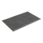 Axton 60x40cm Black Rubber Rubber Mat  