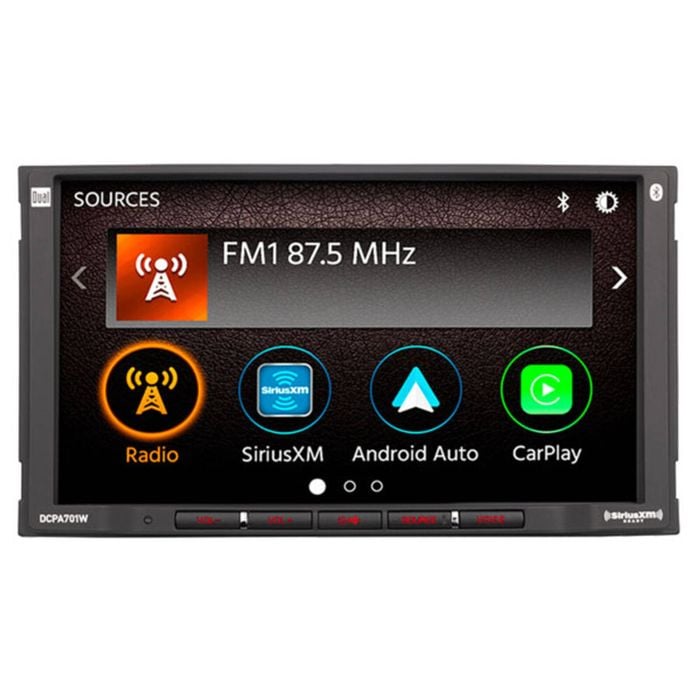 Dual DCPA701W 7'' Apple CarPlay Android Auto Media Receiver