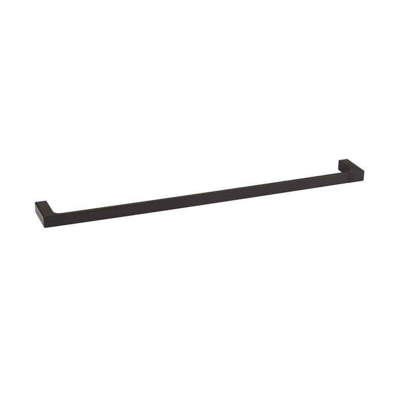 Rumba 600mm Matte Black Single Towel Rail