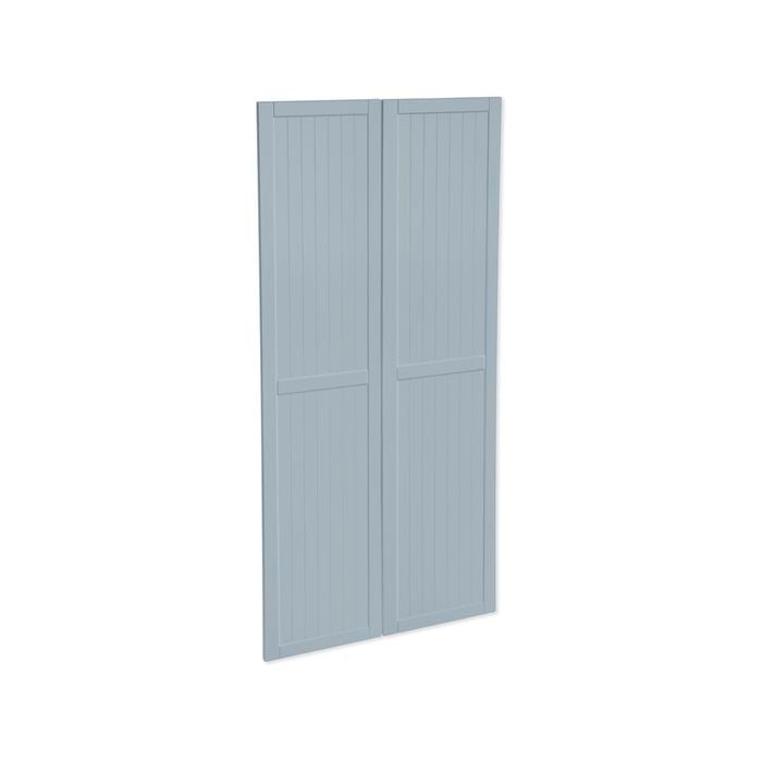Kaboodle 900mm Country Danish Blue Pantry Doors - 2 Pack