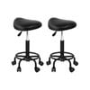 Artiss Salon Stools Black x2