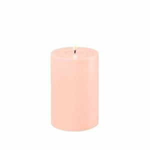Deluxe Homeart Flameless Candle - Light Pink 10 x 15cm