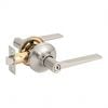 Ikonic Brushed Nickel Orbis Privacy Lever Set