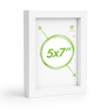 Nicola Spring 3d Box Photo Frame - 5" X 7" - White