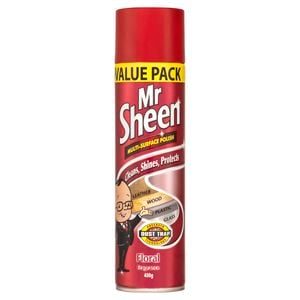 Mr Sheen 400g Floral Multi Surface Polish Spray