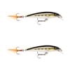 2x Rapala 4cm X Rap Jerkbait/Slashbait Hard Body Fishing Lures - Muddler