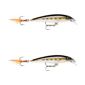 2x Rapala 4cm X Rap Jerkbait/Slashbait Hard Body Fishing Lures - Muddler