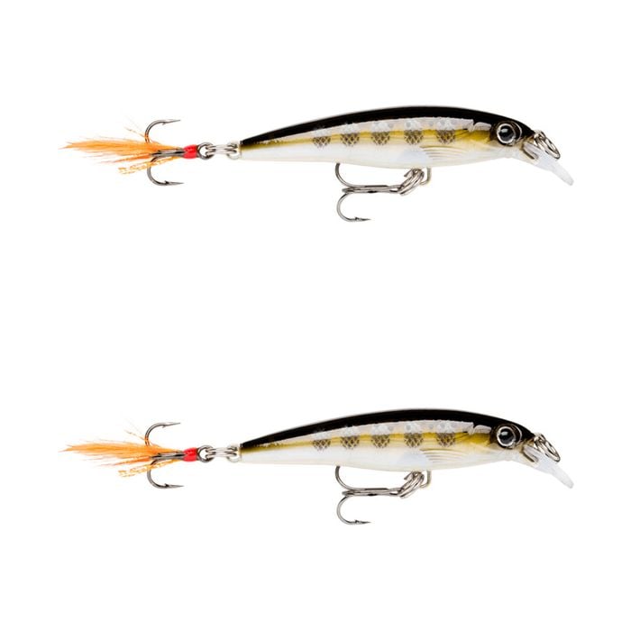 2x Rapala 4cm X Rap Jerkbait/Slashbait Hard Body Fishing Lures - Muddler