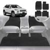 6D Diamond Car Floor Mats for Jeep Cherokee 2014-Current-Full Set-Black-Outback GT