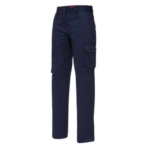 Hard Yakka Navy Women's Cotton Drill Cargo Pant - Size 20