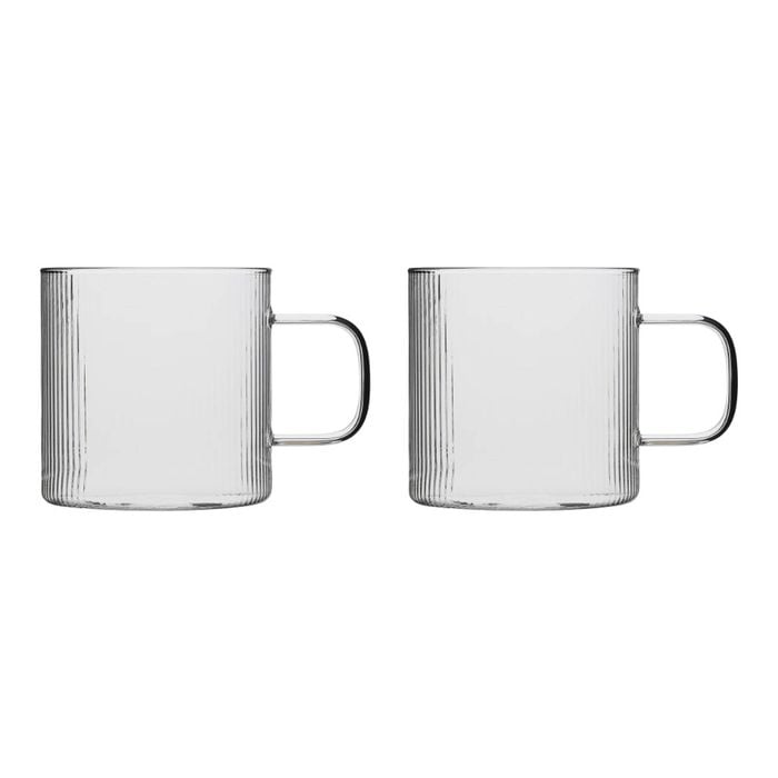 Ecology Infuse Set Of 2 Double Wall Latte Mugs