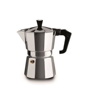 Pezzetti Italexpress Cafetiere 3-cup Espresso Stovetop Coffee Maker Silver