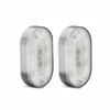 Decathlon - Twin-Pack Usb Clip Front/Rear Bike Lights Sl510 - Black - One Size